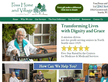 Tablet Screenshot of fosscare.org